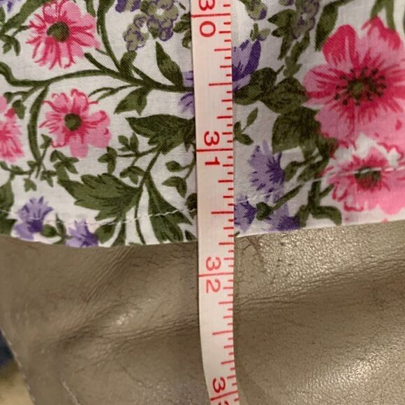 Victoria's Secret Vintage Gold Label floral cotton with lace sleeping shirt M/L - Picture 15 of 15